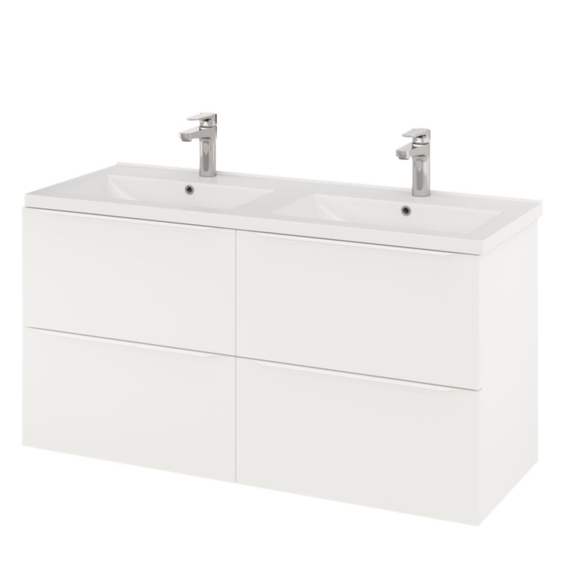 Vaskeskab Imandra 120 cm Hvid Mat