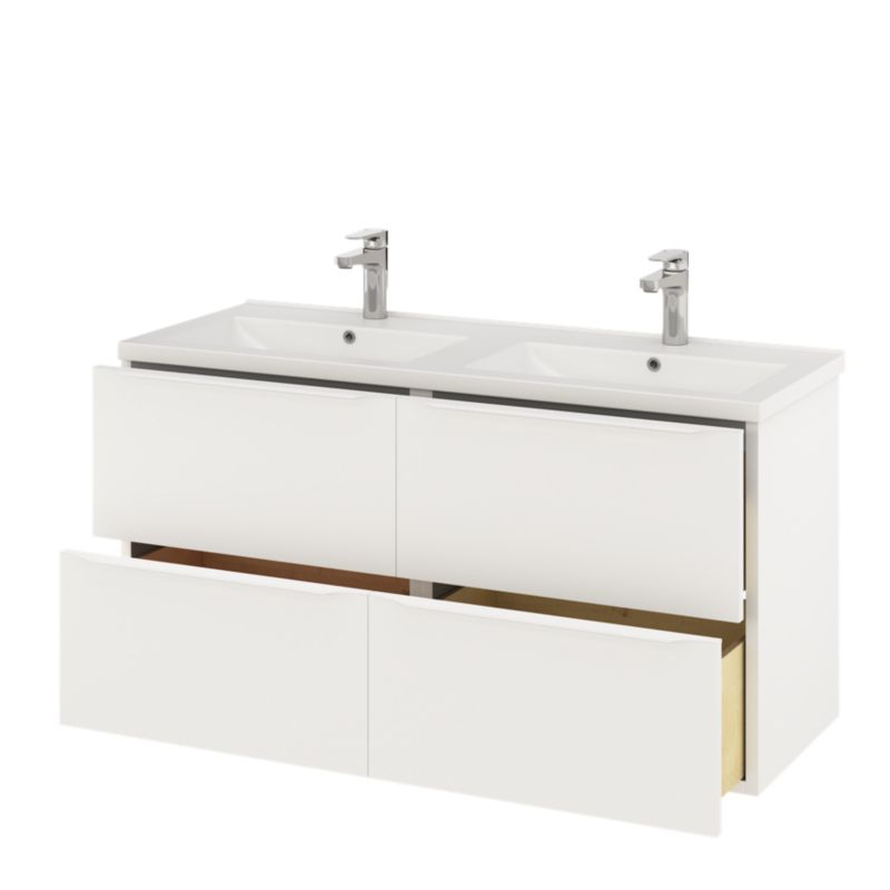 Vaskeskab Imandra 120 cm Hvid Mat