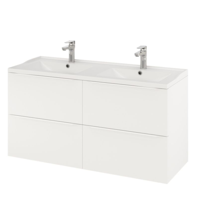Vaskeskab Imandra 120 cm Hvid Mat