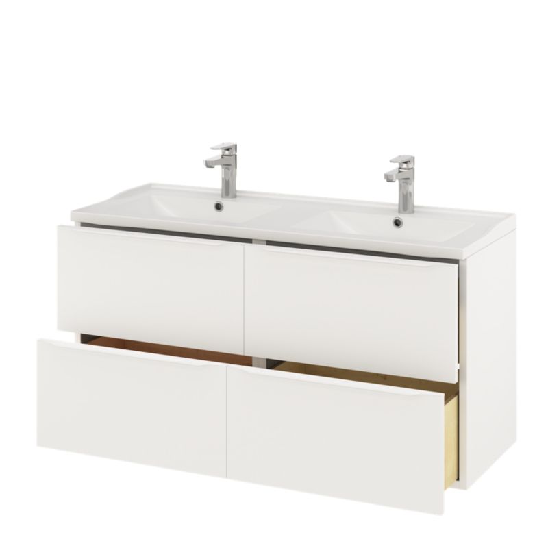 Vaskeskab Imandra 120 cm Hvid Mat