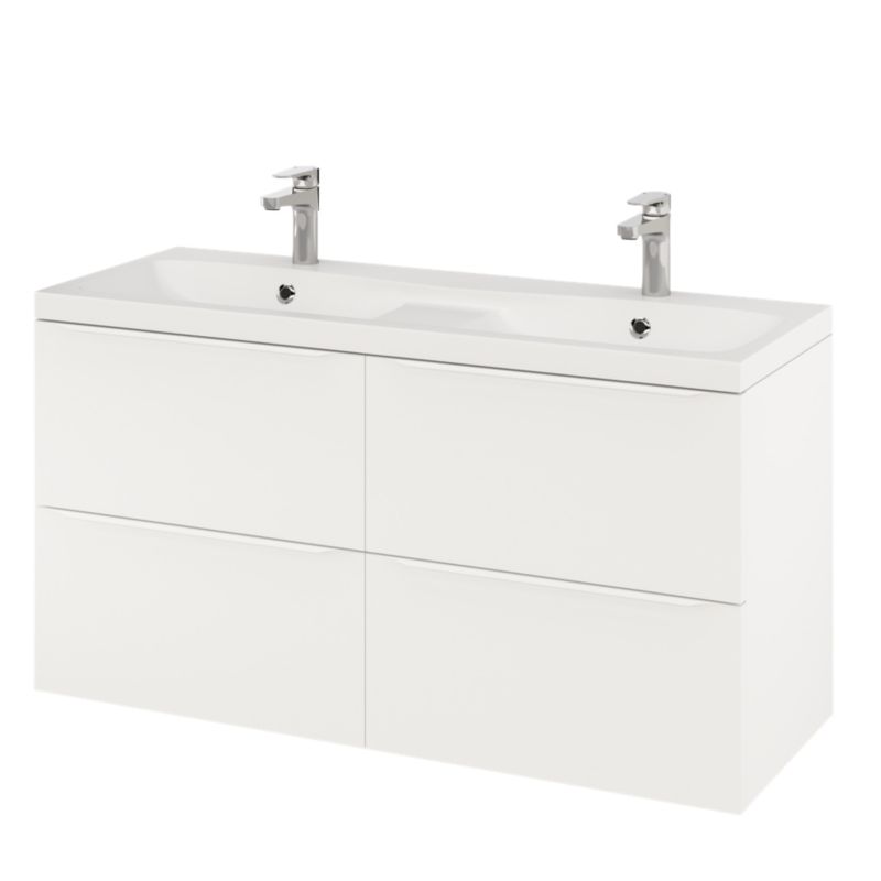 Vaskeskab Imandra 120 cm Hvid Mat