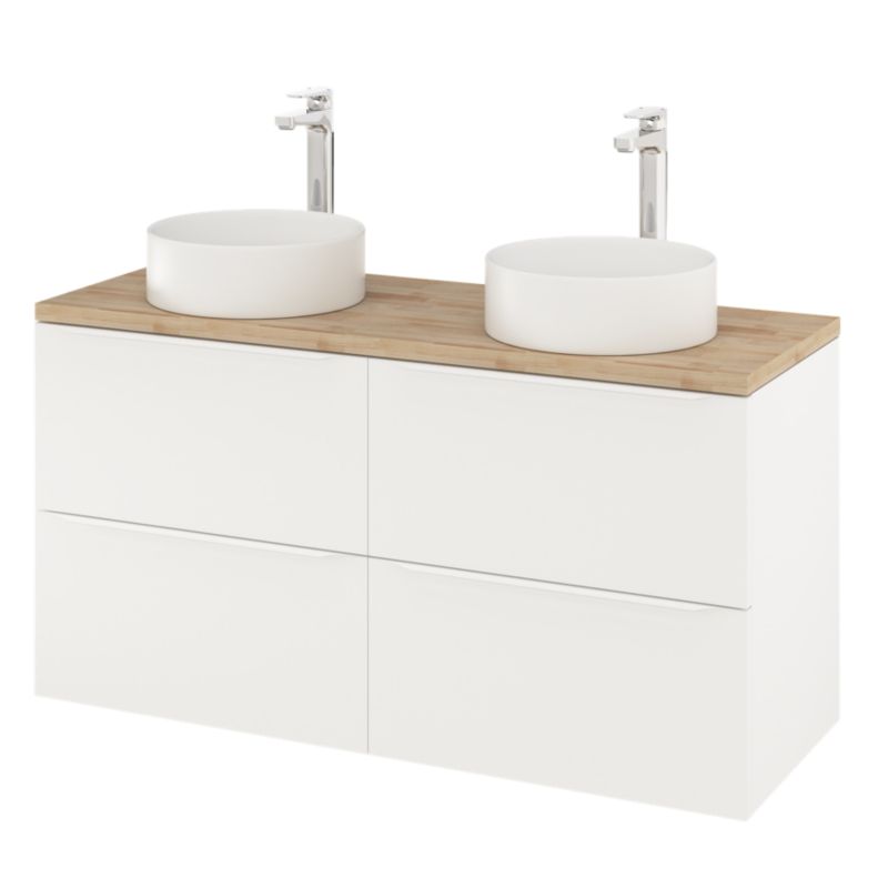 Vaskeskab Imandra 120 cm Hvid Mat