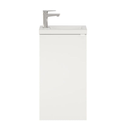 GoodHome Imandra 44 cm fritstående vaskeskab i mat hvid