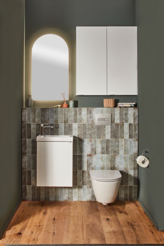 Væghængt Underskab Imandra 44x23x55 cm Hvid Mat | 5059340963341