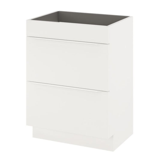 GoodHome Imandra 60 cm fritstående vaskeskab i mat hvid