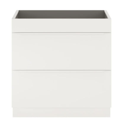 GoodHome Imandra 80 cm fritstående vaskeskab i mat hvid