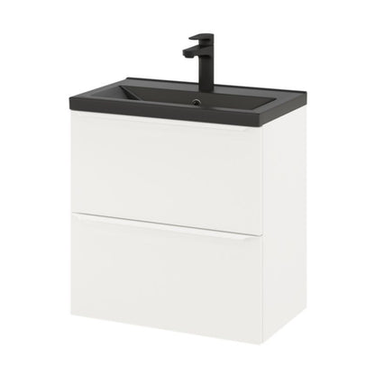 Væghængt Underskab 60 cm Hvid Mat 2 Skuffer | 5059340963211