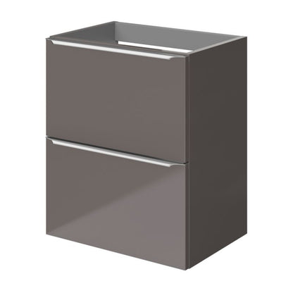 GoodHome Imandra Slim væghængt vaskeskab 50 cm antracit