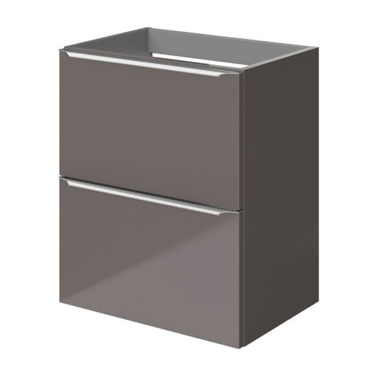 GoodHome Imandra Slim væghængt vaskeskab 50 cm antracit