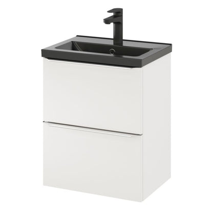 GoodHome Imandra Slim væghængt vaskeskab 50 cm hvid