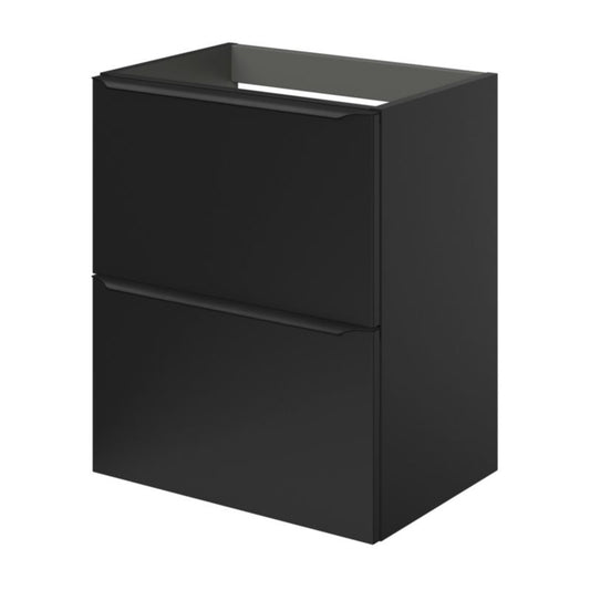 GoodHome Imandra Slim væghængt vaskeskab 50 cm mat sort
