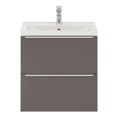 GoodHome Imandra Slim væghængt vaskeskab 60 cm antracit