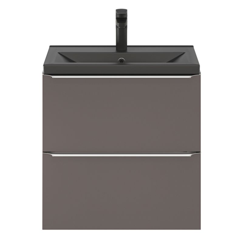 GoodHome Imandra Slim væghængt vaskeskab 60 cm antracit