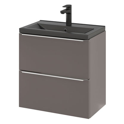 GoodHome Imandra Slim væghængt vaskeskab 60 cm antracit