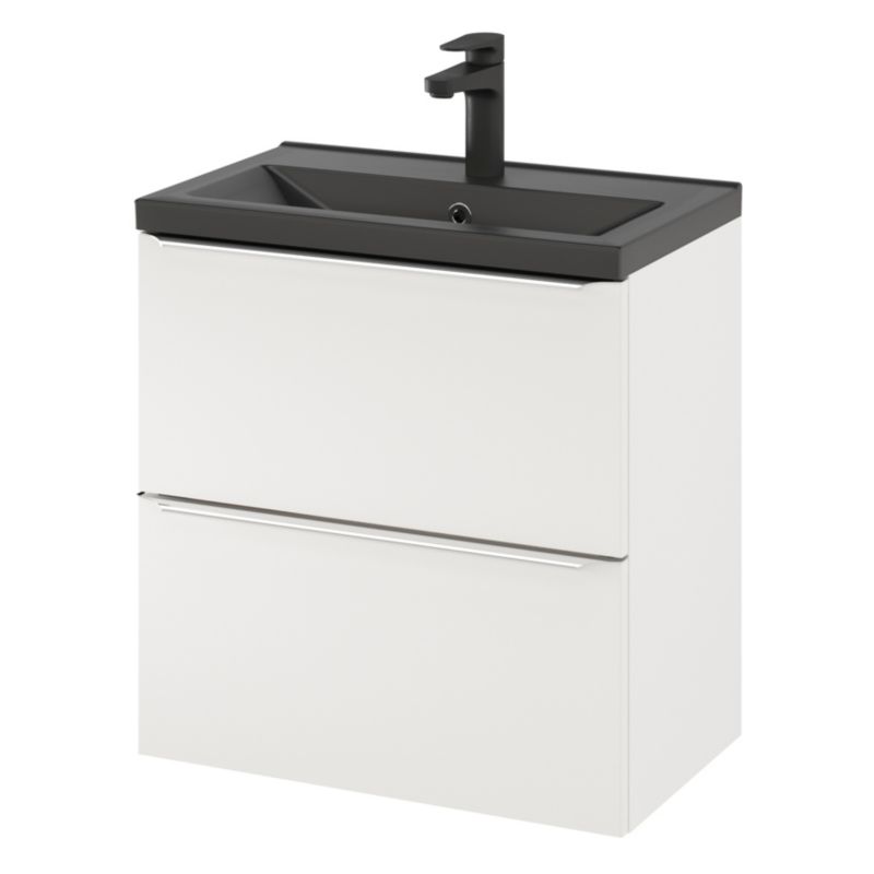 GoodHome Imandra Slim væghængt vaskeskab 60 cm hvid