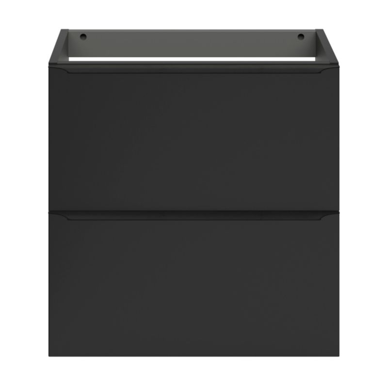 GoodHome Imandra Slim væghængt vaskeskab 60 cm mat sort