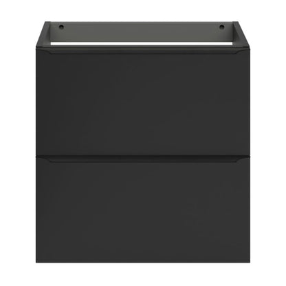 GoodHome Imandra Slim væghængt vaskeskab 60 cm mat sort