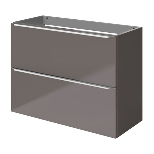 GoodHome Imandra Slim væghængt vaskeskab 80 cm antracit
