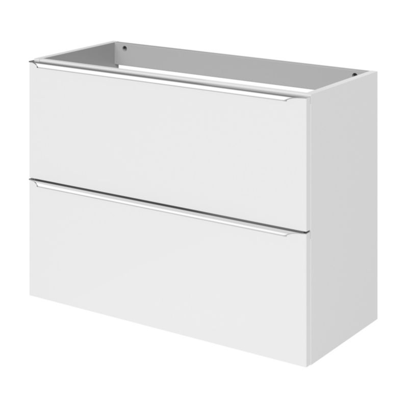 GoodHome Imandra Slim væghængt vaskeskab 80 cm hvid