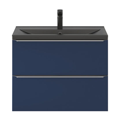 GoodHome Imandra Slim væghængt vaskeskab 80 cm mat‑mørkeblå