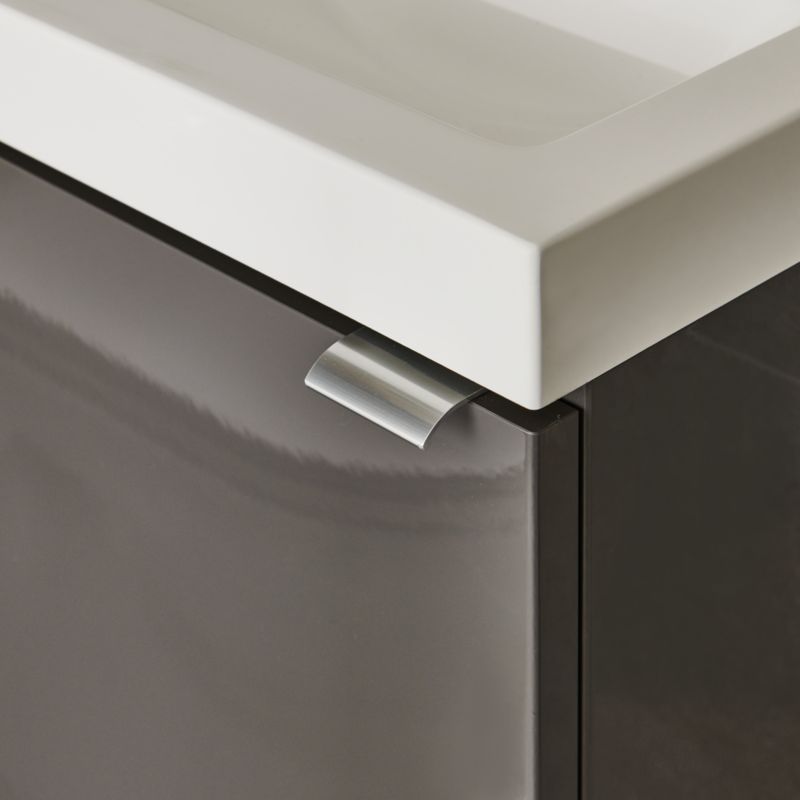 Fritstående vaskeskab GoodHome Imandra 44 cm i antracit