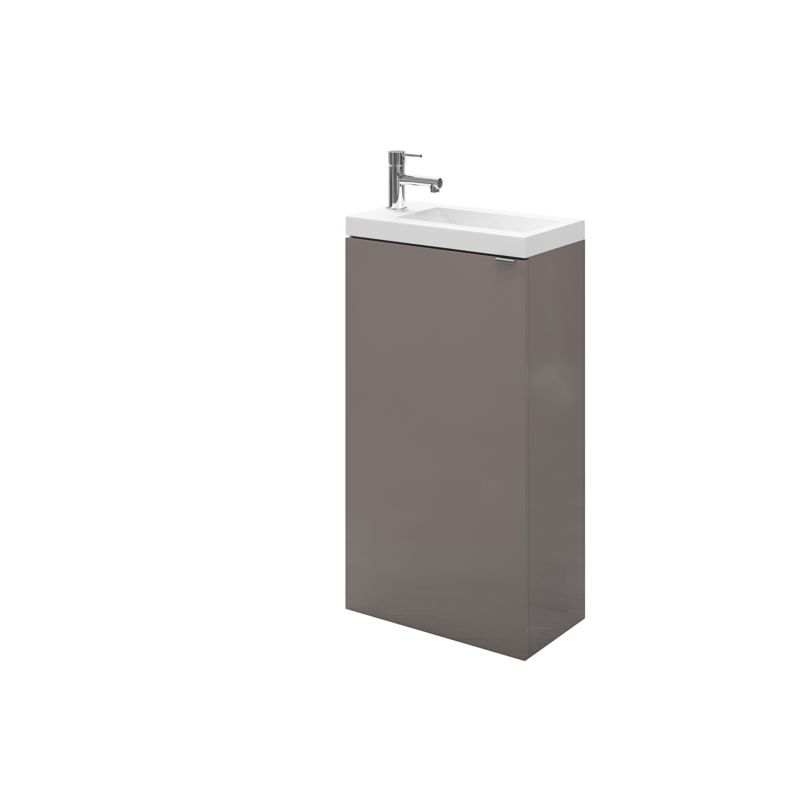 Fritstående vaskeskab GoodHome Imandra 44 cm i antracit