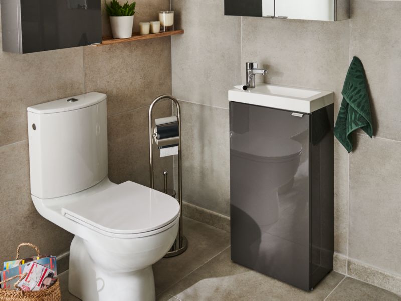 Vaskeskab Imandra 44 cm Antracit | 5059340018843
