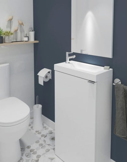Fritstående vaskeskab GoodHome Imandra 44 cm hvid