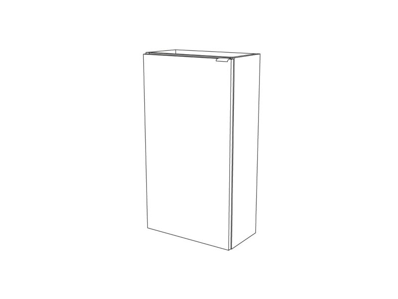 Fritstående vaskeskab GoodHome Imandra 44 cm eg