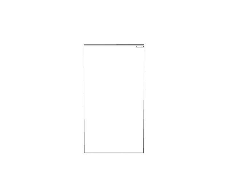 Fritstående vaskeskab GoodHome Imandra 44 cm eg