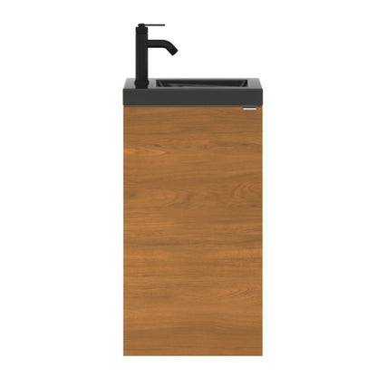 Fritstående vaskeskab Goodhome Imandra 44 cm valnød