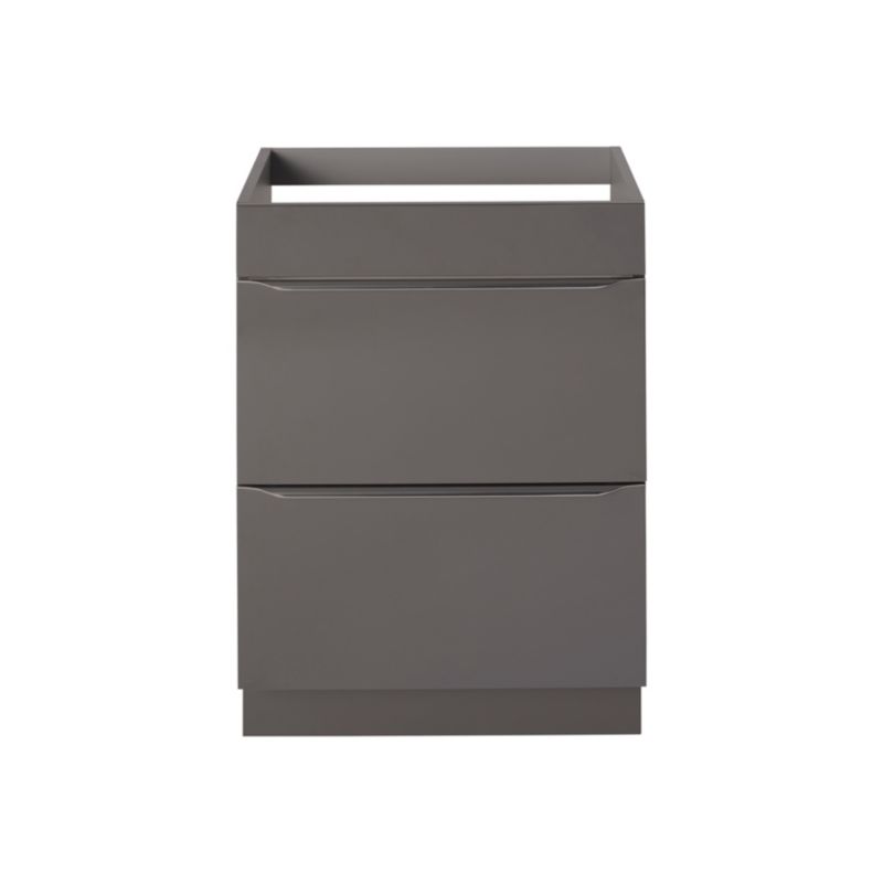 GoodHome Imandra fritstående vaskeskab 60 cm i antracit