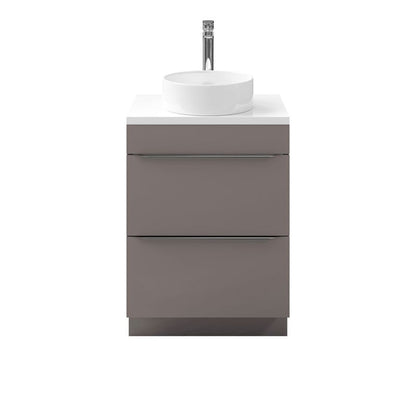 GoodHome Imandra fritstående vaskeskab 60 cm i antracit
