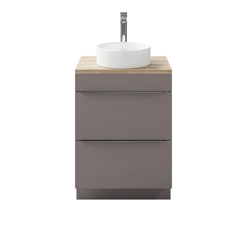 GoodHome Imandra fritstående vaskeskab 60 cm i antracit