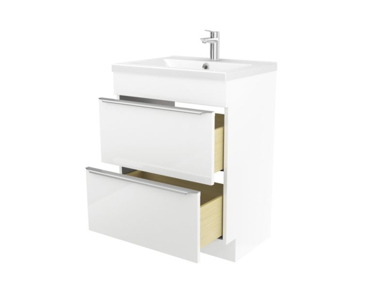 Stående vaskeskab GoodHome Imandra 60 cm hvid