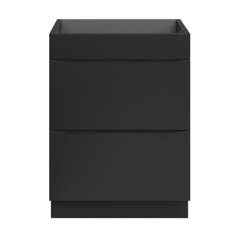 GoodHome Imandra fritstående vaskeskab 60 cm mat sort