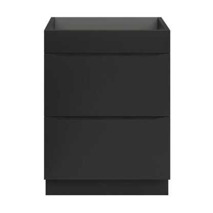 GoodHome Imandra fritstående vaskeskab 60 cm mat sort