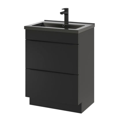Vaskeskab Imandra 60 cm Mat Sort