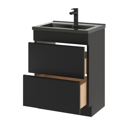 Vaskeskab Imandra 60 cm Mat Sort