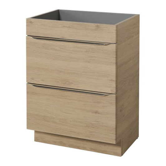 Fritstående vaskeskab GoodHome Imandra 60 cm i egetræ