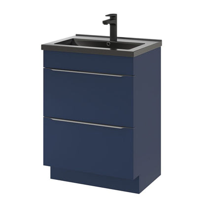 GoodHome Imandra fritstående vaskeskab 60 cm mat‑mørkeblå