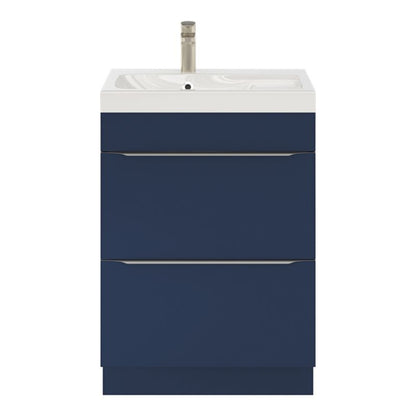 GoodHome Imandra fritstående vaskeskab 60 cm mat‑mørkeblå