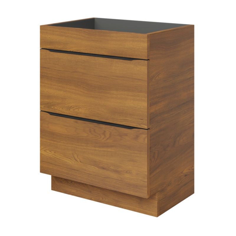 Stående vaskeskab Goodhome Imandra 60 cm valnød