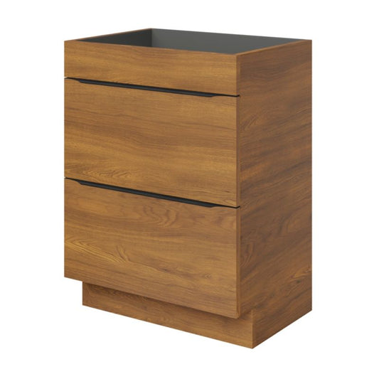 Stående vaskeskab Goodhome Imandra 60 cm valnød