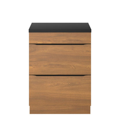 Stående vaskeskab Goodhome Imandra 60 cm valnød