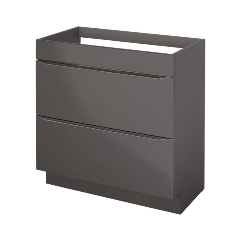 GoodHome Imandra fritstående vaskeskab 80 cm i antracit