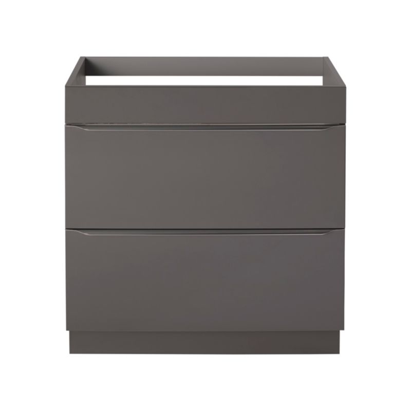 GoodHome Imandra fritstående vaskeskab 80 cm i antracit