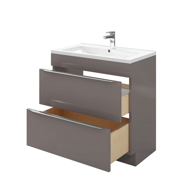 Vaskeskab Imandra 80 cm Antracit