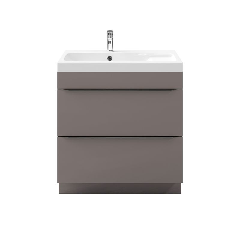 GoodHome Imandra fritstående vaskeskab 80 cm i antracit