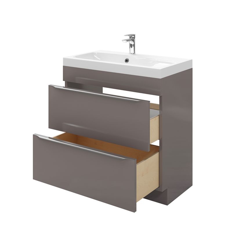 Vaskeskab Imandra 80 cm Antracit